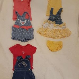 6-12 month girl outfits